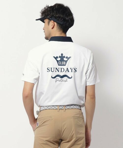 adabat / アダバット ポロシャツ | 【新レーベル ADABAT NAVY】UVカット/吸水速乾 ドライカノコバイカラーポロシャツ | 詳細3