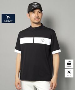 adabat / アダバット カットソー | 【新レーベル ADABAT NAVY】UVカット/吸水速乾 ドライハーフジッププルオーバー