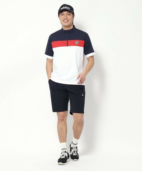 adabat / アダバット カットソー | 【新レーベル ADABAT NAVY】UVカット/吸水速乾 ドライハーフジッププルオーバー | 詳細6