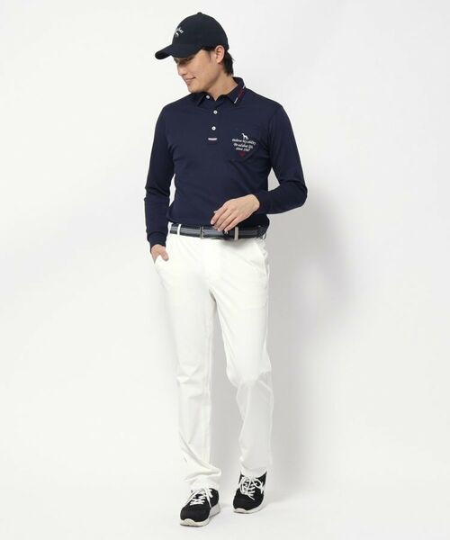 adabat / アダバット ポロシャツ | UVカット/吸水速乾 ポケットエンブロイ長袖ポロシャツ | 詳細12