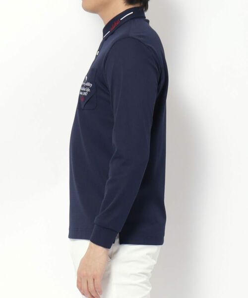 adabat / アダバット ポロシャツ | UVカット/吸水速乾 ポケットエンブロイ長袖ポロシャツ | 詳細16