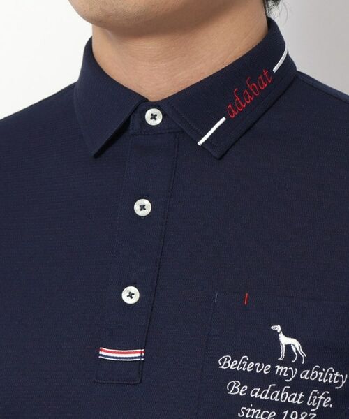 adabat / アダバット ポロシャツ | UVカット/吸水速乾 ポケットエンブロイ長袖ポロシャツ | 詳細18
