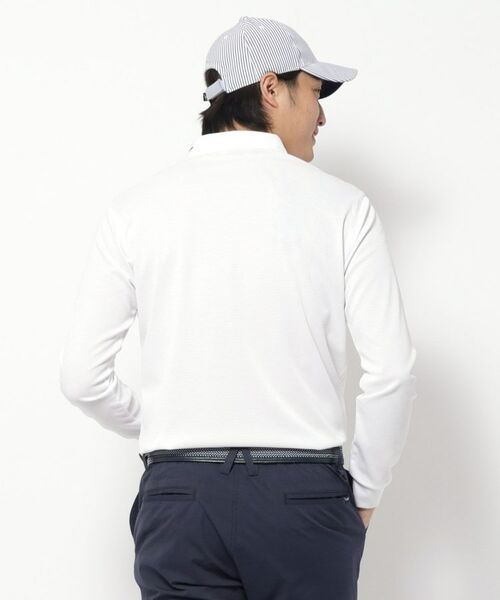 adabat / アダバット ポロシャツ | UVカット/吸水速乾 ポケットエンブロイ長袖ポロシャツ | 詳細2