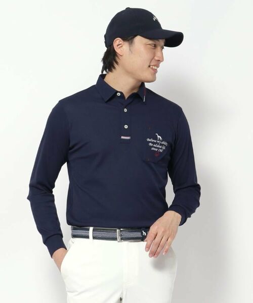 adabat / アダバット ポロシャツ | UVカット/吸水速乾 ポケットエンブロイ長袖ポロシャツ | 詳細21