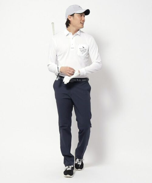 adabat / アダバット ポロシャツ | UVカット/吸水速乾 ポケットエンブロイ長袖ポロシャツ | 詳細4