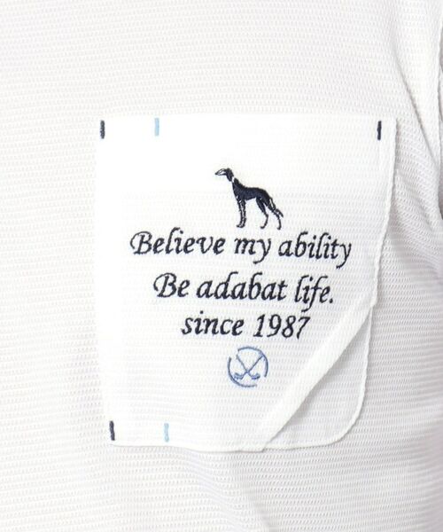 adabat / アダバット ポロシャツ | UVカット/吸水速乾 ポケットエンブロイ長袖ポロシャツ | 詳細5