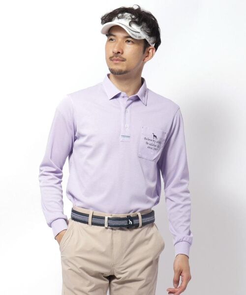 adabat / アダバット ポロシャツ | UVカット/吸水速乾 ポケットエンブロイ長袖ポロシャツ | 詳細6