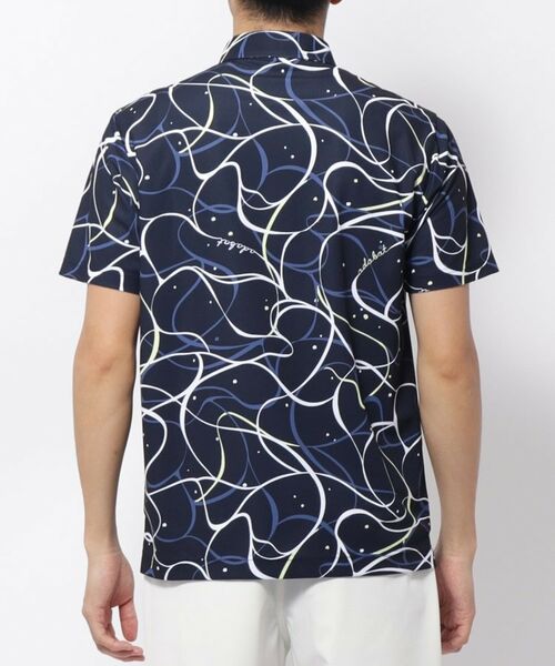 adabat / アダバット ポロシャツ | UVカット/吸水速乾 ドローイングプリントポロシャツ | 詳細12