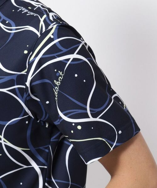 adabat / アダバット ポロシャツ | UVカット/吸水速乾 ドローイングプリントポロシャツ | 詳細14