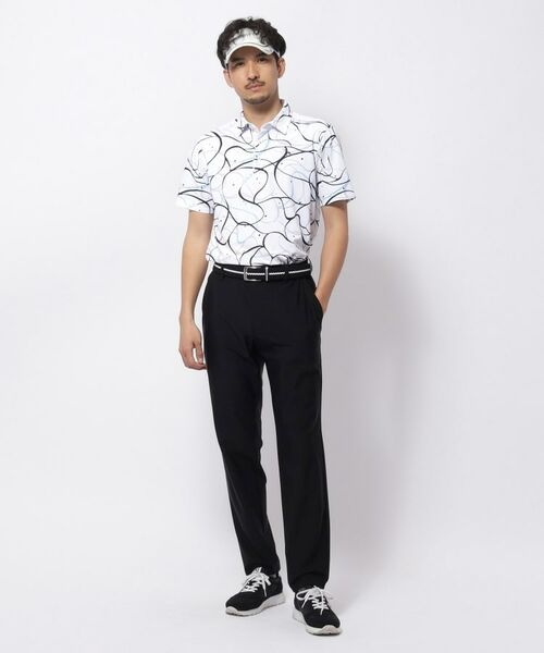 adabat / アダバット ポロシャツ | UVカット/吸水速乾 ドローイングプリントポロシャツ | 詳細3