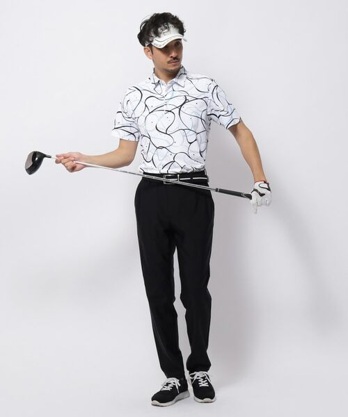 adabat / アダバット ポロシャツ | UVカット/吸水速乾 ドローイングプリントポロシャツ | 詳細4