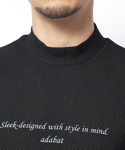 adabat / アダバット カットソー | ドライワッフルモックネックT | 詳細12