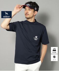 adabat / アダバット カットソー | 【新レーベル ADABAT NAVY】UVカット/吸水速乾 ポケット付モックネックT