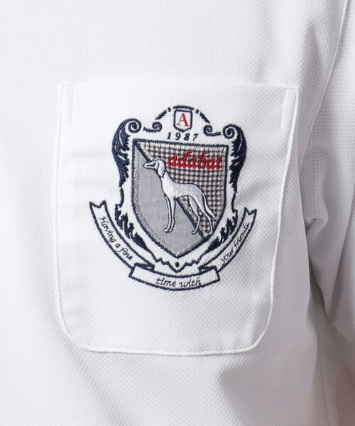 adabat / アダバット ポロシャツ | 吸水速乾 ドライポケットエンブレムポロシャツ | 詳細4