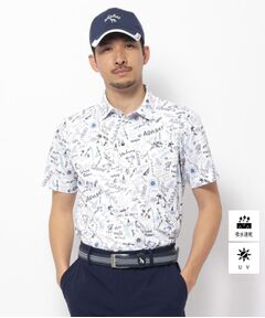 adabat / アダバット ポロシャツ | UVカット/吸水速乾 クールコアサマープリントポロシャツ