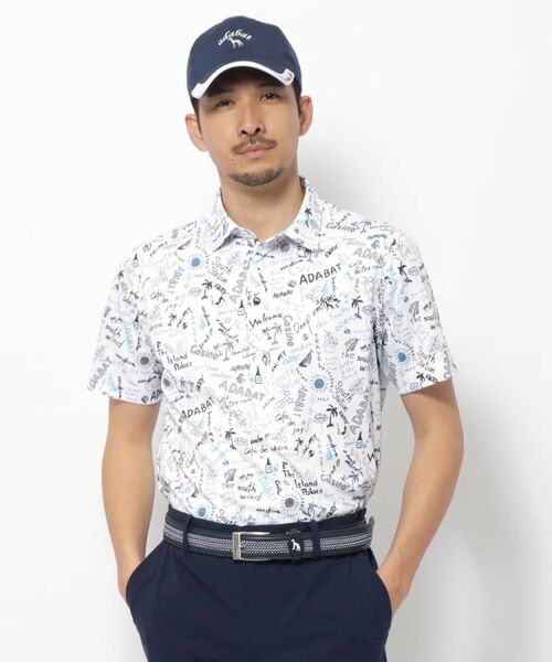 adabat / アダバット ポロシャツ | UVカット/吸水速乾 クールコアサマープリントポロシャツ | 詳細11
