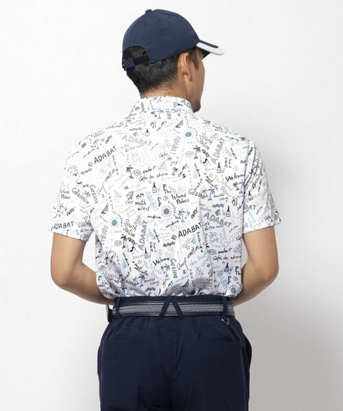 adabat / アダバット ポロシャツ | UVカット/吸水速乾 クールコアサマープリントポロシャツ | 詳細12