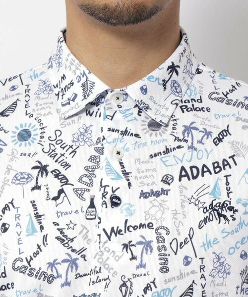 adabat / アダバット ポロシャツ | UVカット/吸水速乾 クールコアサマープリントポロシャツ | 詳細19