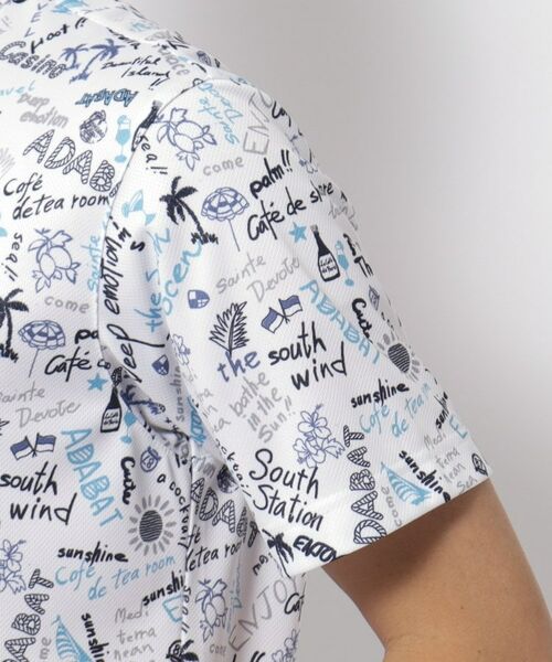 adabat / アダバット ポロシャツ | UVカット/吸水速乾 クールコアサマープリントポロシャツ | 詳細20