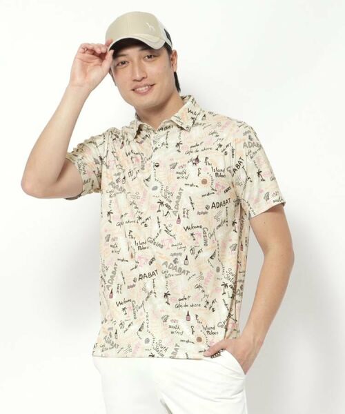 adabat / アダバット ポロシャツ | UVカット/吸水速乾 クールコアサマープリントポロシャツ | 詳細6