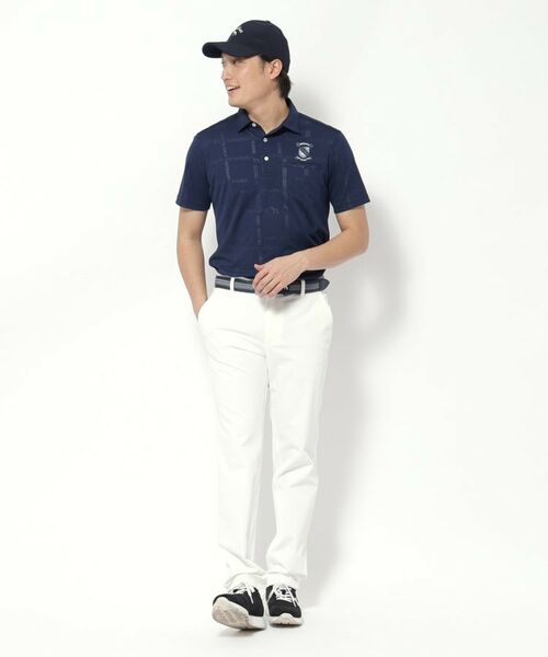 adabat / アダバット ポロシャツ | UVカット/吸水速乾 クールコアロゴチェックポロシャツ | 詳細12
