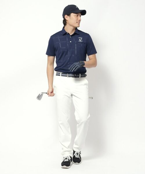 adabat / アダバット ポロシャツ | UVカット/吸水速乾 クールコアロゴチェックポロシャツ | 詳細13
