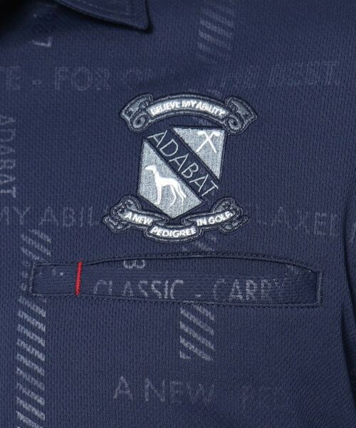 adabat / アダバット ポロシャツ | UVカット/吸水速乾 クールコアロゴチェックポロシャツ | 詳細14