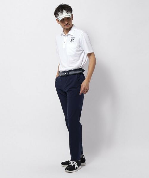 adabat / アダバット ポロシャツ | UVカット/吸水速乾 クールコアロゴチェックポロシャツ | 詳細3