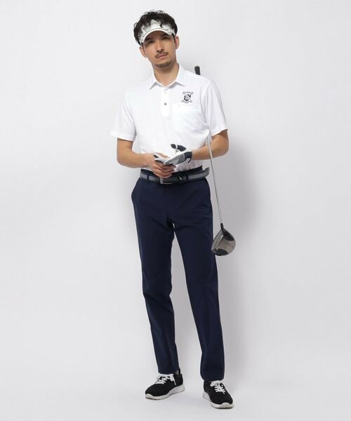 adabat / アダバット ポロシャツ | UVカット/吸水速乾 クールコアロゴチェックポロシャツ | 詳細4