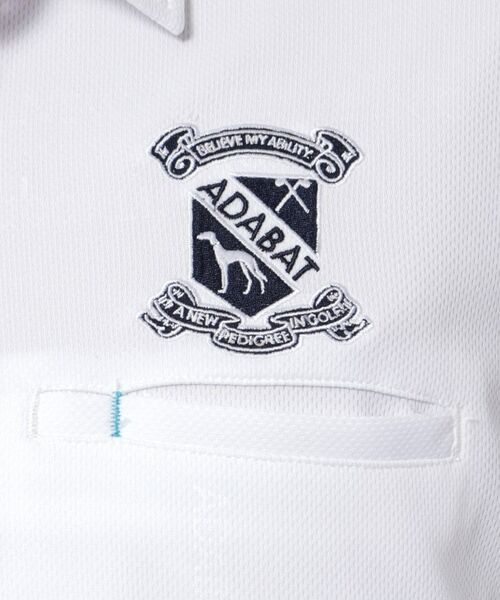 adabat / アダバット ポロシャツ | UVカット/吸水速乾 クールコアロゴチェックポロシャツ | 詳細5