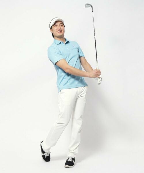 adabat / アダバット ポロシャツ | UVカット/吸水速乾 クールコアロゴチェックポロシャツ | 詳細8