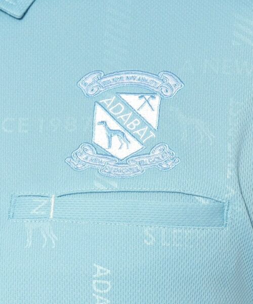 adabat / アダバット ポロシャツ | UVカット/吸水速乾 クールコアロゴチェックポロシャツ | 詳細9