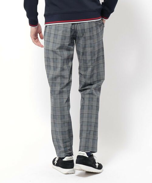 adabat / アダバット パンツ | 【新レーベル ADABAT NAVY】接触冷感 クールタッチグレンチェックプリントパンツ | 詳細2