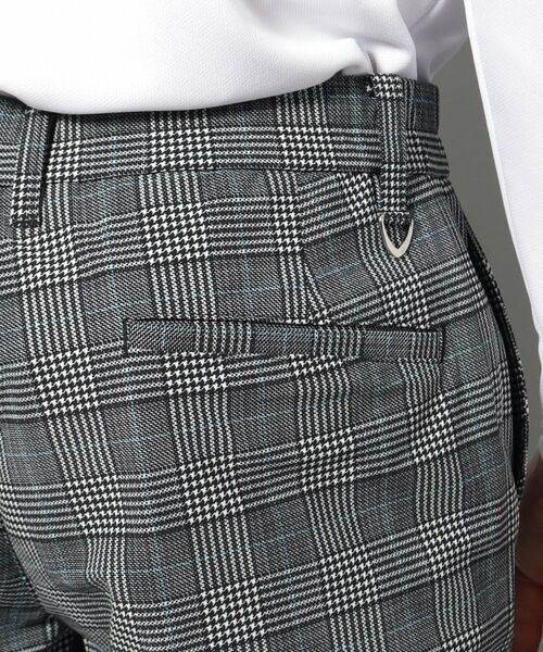 adabat / アダバット パンツ | 【新レーベル ADABAT NAVY】接触冷感 クールタッチグレンチェックプリントパンツ | 詳細25
