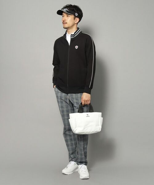 adabat / アダバット パンツ | 【新レーベル ADABAT NAVY】接触冷感 クールタッチグレンチェックプリントパンツ | 詳細5