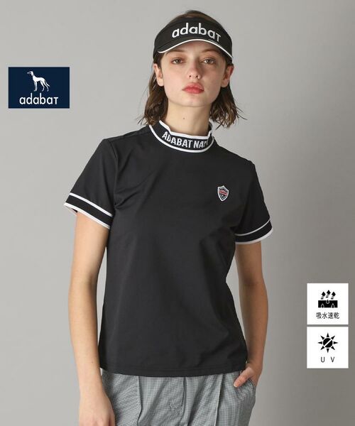 adabat / アダバット カットソー | 【新レーベル ADABAT NAVY】UVカット/吸水速乾 ラインリブモックネックT | 詳細26