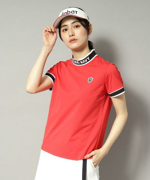 adabat / アダバット カットソー | 【新レーベル ADABAT NAVY】UVカット/吸水速乾 ラインリブモックネックT | 詳細8