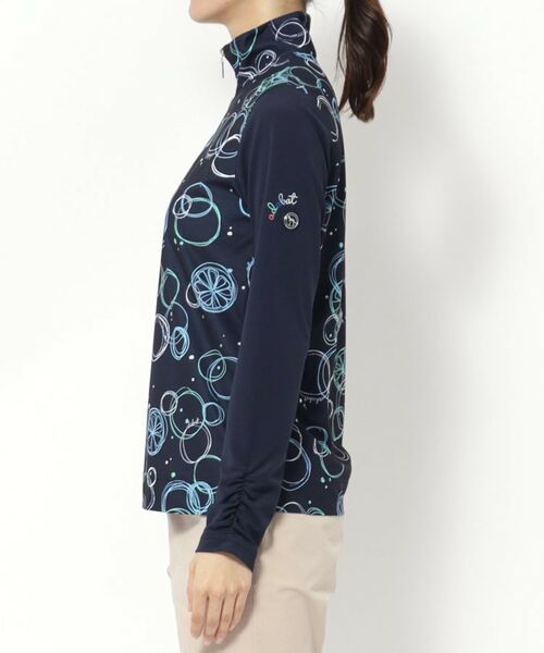 adabat / アダバット カットソー | UVカット/吸水速乾 バブルプリントハーフジッププルオーバー | 詳細11