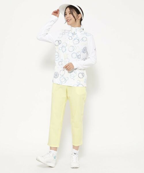 adabat / アダバット カットソー | UVカット/吸水速乾 バブルプリントハーフジッププルオーバー | 詳細3