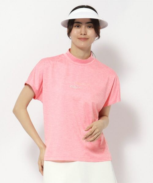adabat/アダバット UVカット/吸水速乾 クールコアモックネックT ピンク(072) 36(S) adabat/アダバット UVカット/吸水速乾 クールコアモックネックT ピンク(072) 36(S)
