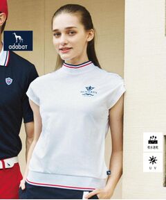 adabat / アダバット カットソー | 【新レーベル ADABAT NAVY】UVカット/吸水速乾 ダブルラインモックネックT