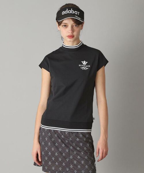 adabat / アダバット カットソー | 【新レーベル ADABAT NAVY】UVカット/吸水速乾 ダブルラインモックネックT | 詳細14