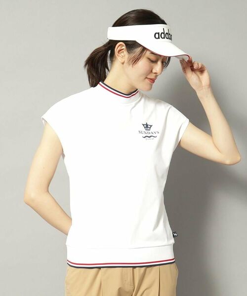 adabat / アダバット カットソー | 【新レーベル ADABAT NAVY】UVカット/吸水速乾 ダブルラインモックネックT | 詳細6