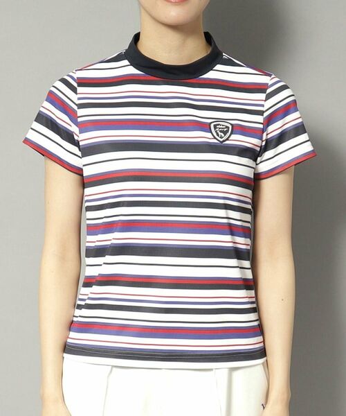 adabat / アダバット カットソー | 【新レーベル ADABAT NAVY】吸水速乾/接触冷感 マルチボーダーモックネックT | 詳細23