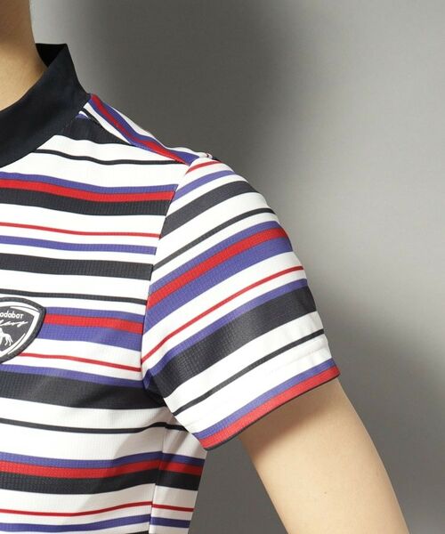 adabat / アダバット カットソー | 【新レーベル ADABAT NAVY】吸水速乾/接触冷感 マルチボーダーモックネックT | 詳細27