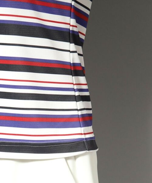 adabat / アダバット カットソー | 【新レーベル ADABAT NAVY】吸水速乾/接触冷感 マルチボーダーモックネックT | 詳細28