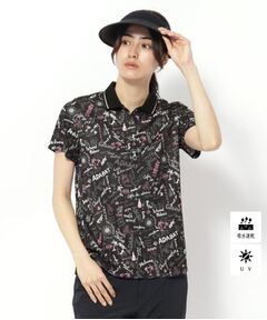adabat / アダバット ポロシャツ | UVカット/吸水速乾 クールコアサマープリントポロシャツ