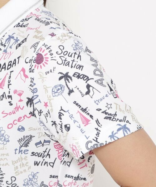 adabat / アダバット ポロシャツ | UVカット/吸水速乾 クールコアサマープリントポロシャツ | 詳細19