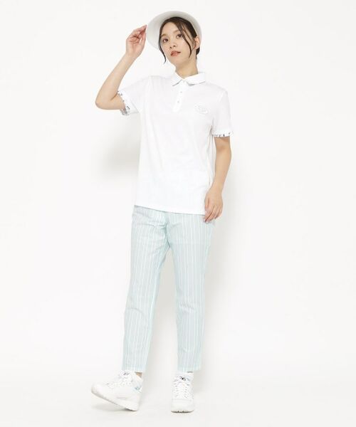 adabat / アダバット ポロシャツ | UVカット/吸水速乾 クールコアロゴチェックポロシャツ | 詳細3