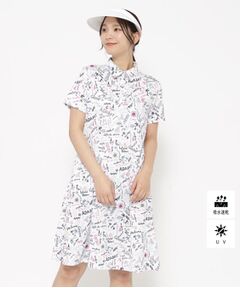 adabat / アダバット ワンピース | UVカット/吸水速乾 クールコアサマープリントワンピース